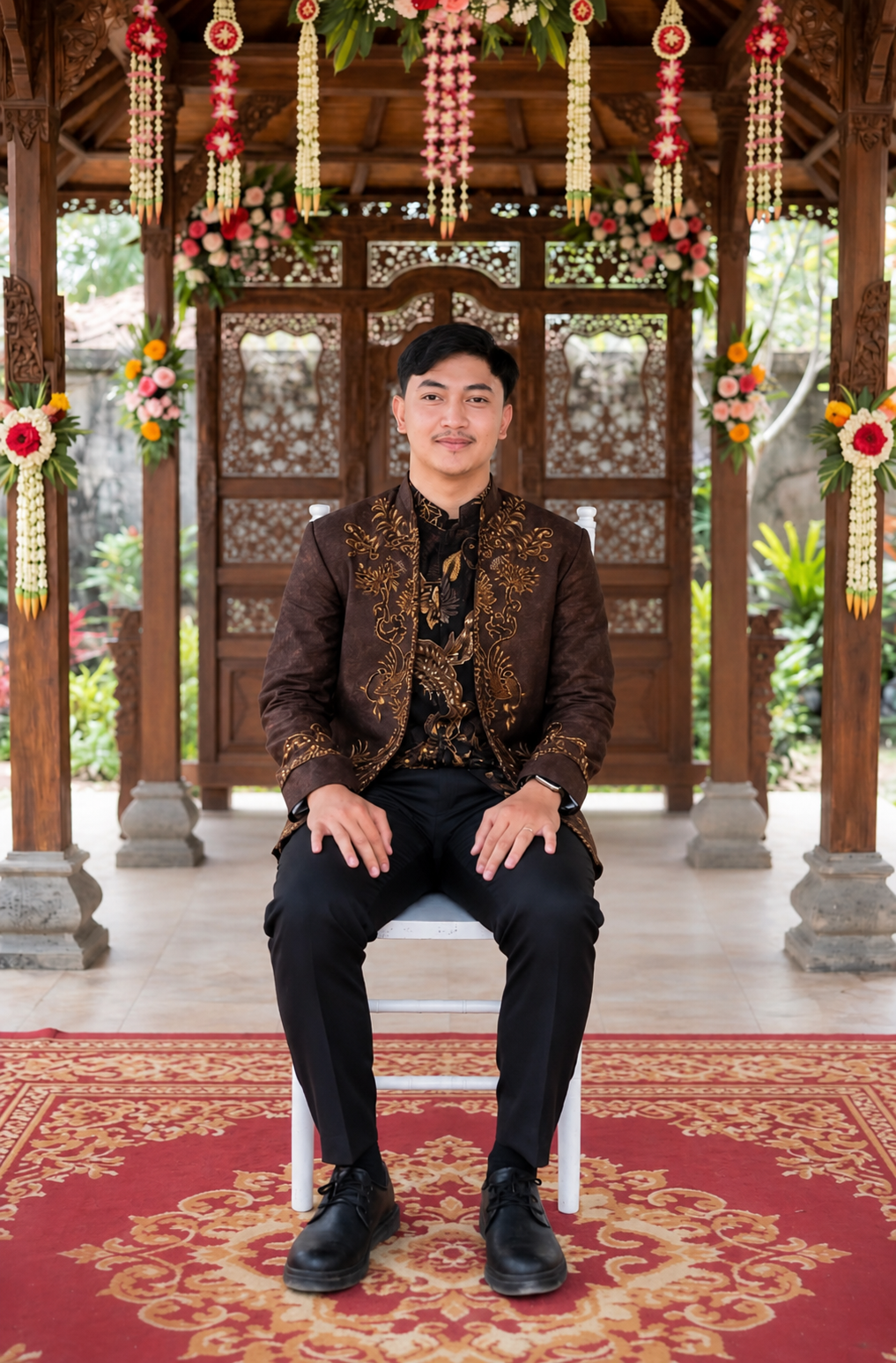 Foto mempelai pria Tirta